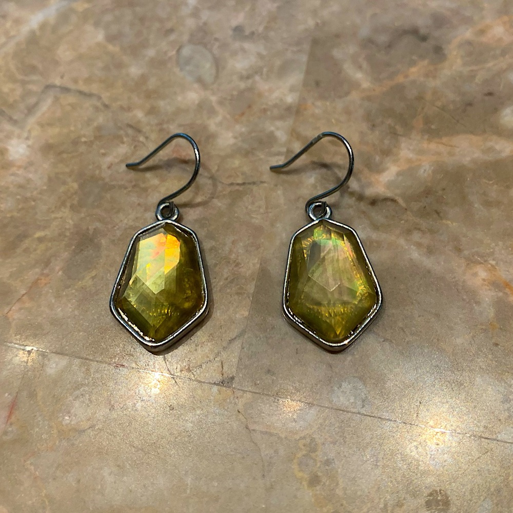 C+I Geometric Drop Earrings